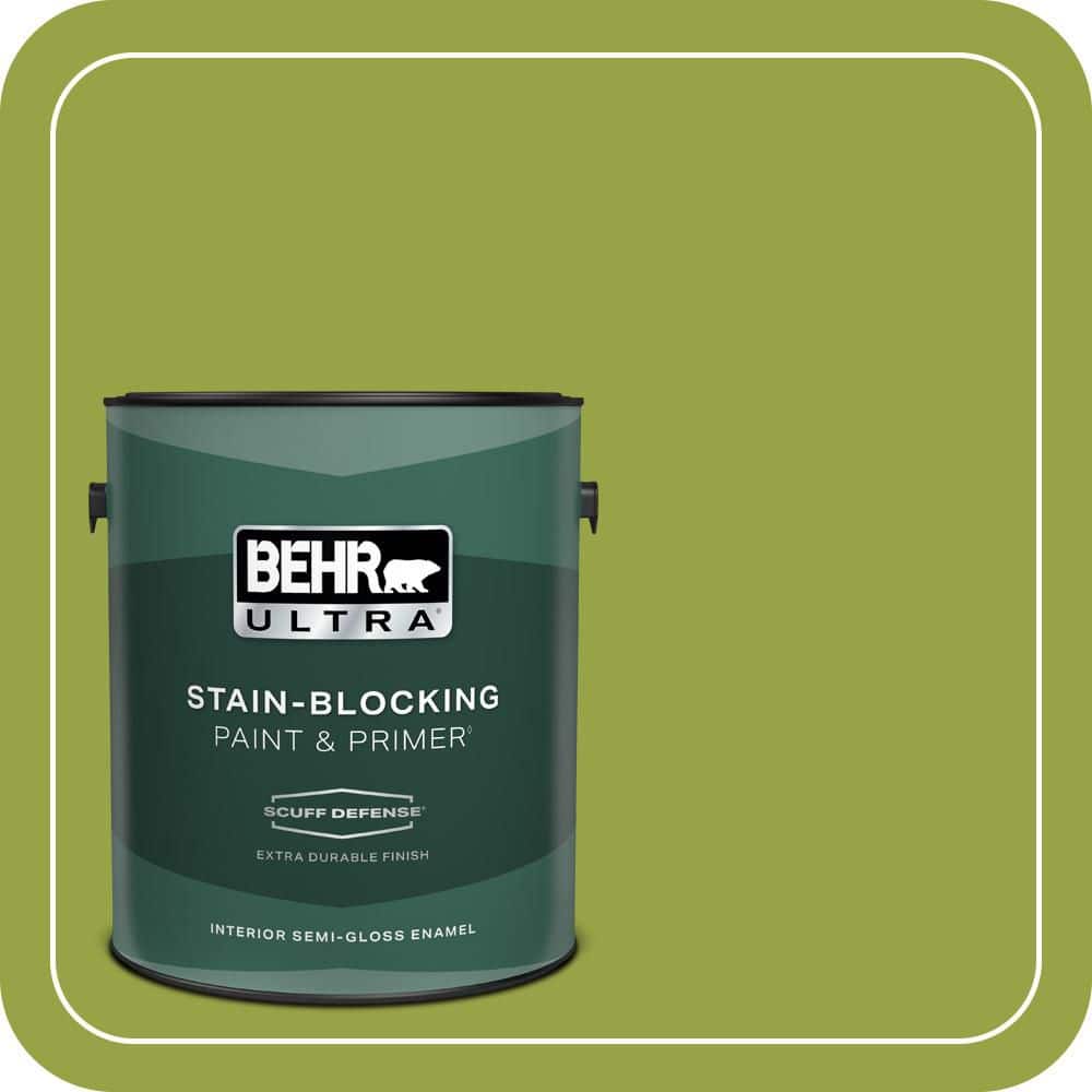 1 gal. #P360-6 Fresh Apple Extra Durable Semi-Gloss Enamel Interior Paint & Primer price history on PriceWatchPro