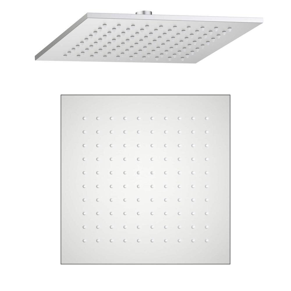 1-Spray Patterns with 1.75 GPM 10 in. Wall Mount Rain Fixed Shower Head with Corrosion Resistant in Brushed Nickel price history on PriceWatchPro