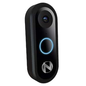 1080p Wired Video Doorbell Black