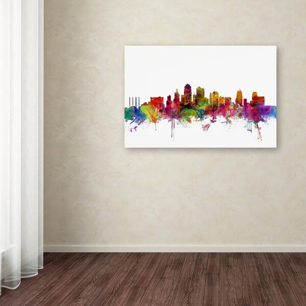 Louisville Kentucky City Skyline Framed Print by Michael Tompsett - Pixels