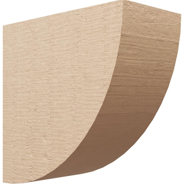 Ekena Millwork 9 in. x 18 in. x 18 in. Classic Durham Rough Cedar Woodgrain TimberThane Corbel, Primed Tan