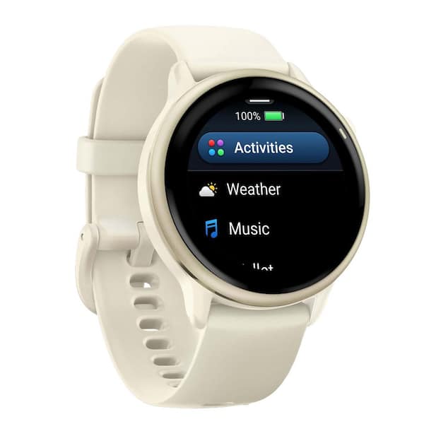 Garmin vívoactive 6 Fitness-Tracking AMOLED Smartwatch in Lunar