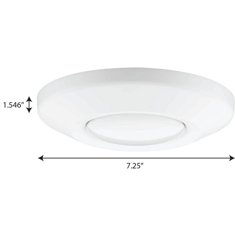 Satin White Aluminum LED Surface Mount Downlight