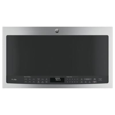 Profile 2.1 cu. ft. Over the Range Microwave in Stainless Steel with Sensor Cooking