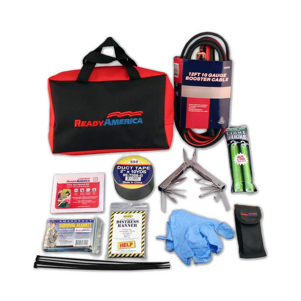 Ready America Roadside Essentials Kit 70350 The Home Depot