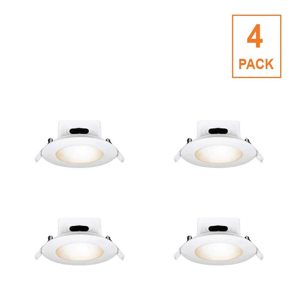 Feit Electric 4-Pack 4 in. 850 Lumens Selectable CCT Dimmable