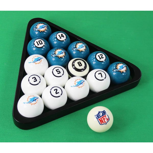 Miami Dolphins Pool Balls