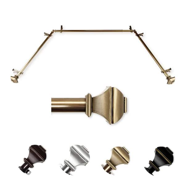 Adjustable Door Handle Home Security Bar Metal Rod Extends from 33 5/8” to 38 