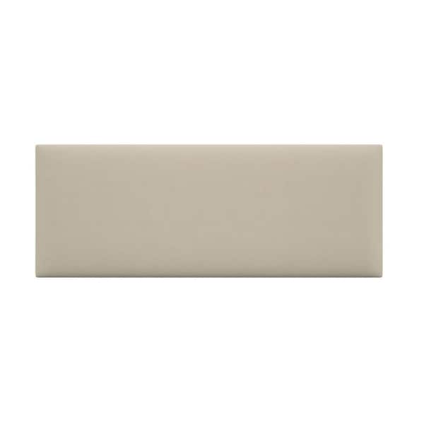VANT Micro Suede Neutral Sand Twin-King Upholstered Headboards/Accent Wall Panels