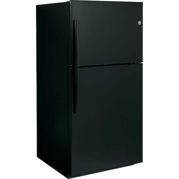 激レア G-RAP FIRST DEGREE 1st PRESS GE 21.1 cu. ft. Top Freezer Refrigerator in Black, ENERGY STAR