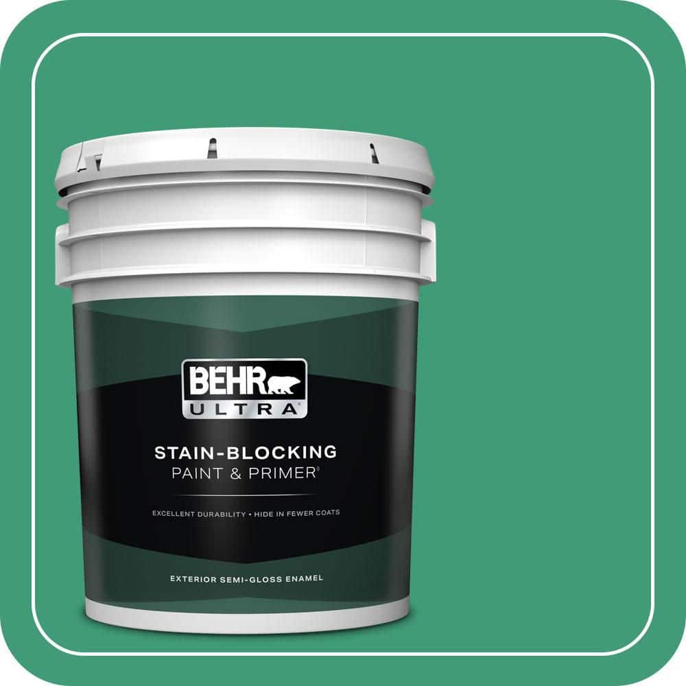 5 gal. #MQ6-42 Dancing Jewel Semi-Gloss Enamel Exterior Paint & Primer price history on PriceWatchPro