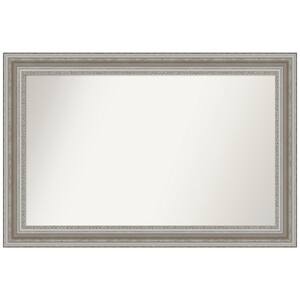 Amanti Art Brushed Sterling Silver Frame 30-in W x 30-in H Square Silver  Framed Wall Mirror in the Mirrors department at