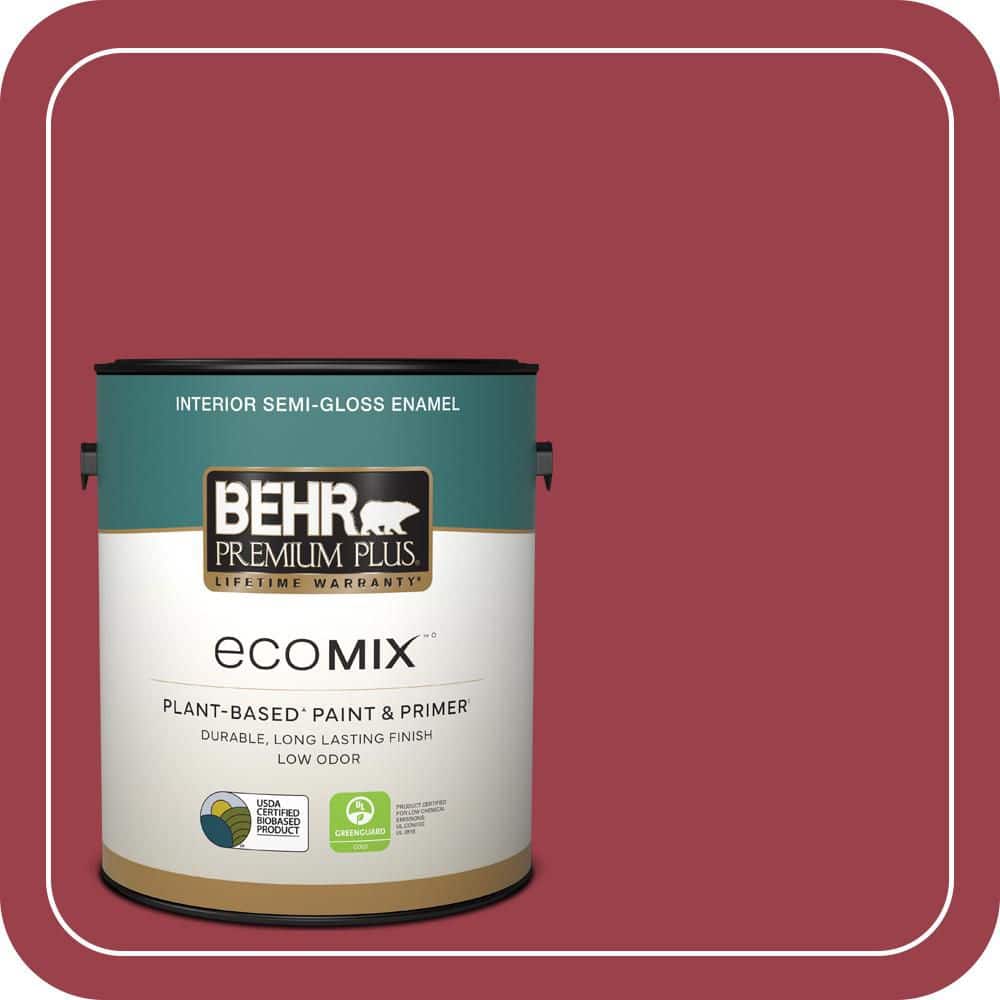1 gal. Home Decorators Collection #HDC-CL-01 Timeless Ruby Semi-Gloss Enamel EcoMix Plant-Based Interior Paint & Primer price history on PriceWatchPro
