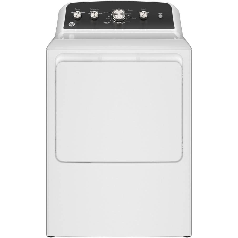 7.2 cu. ft. vented Electric Dryer in White with Auto Dry and Extended Tumble