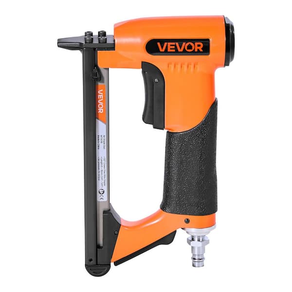 Pneumatic Staple Gun, Corded 21 Gauge Air Upholstery Stapler for 80 Series Fine Wire Staples 1/2 in. Crown 1/4-5/8 in. L