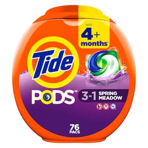 3-In-1 Spring Meadow Scent Laundry Detergent Pods (76-Count)