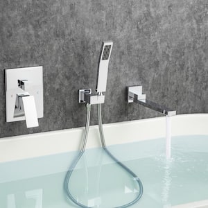 Single Handle 1 -Spray Shower Faucet 2.5 GPM with Pressure Balance Anti Scald in Chrome