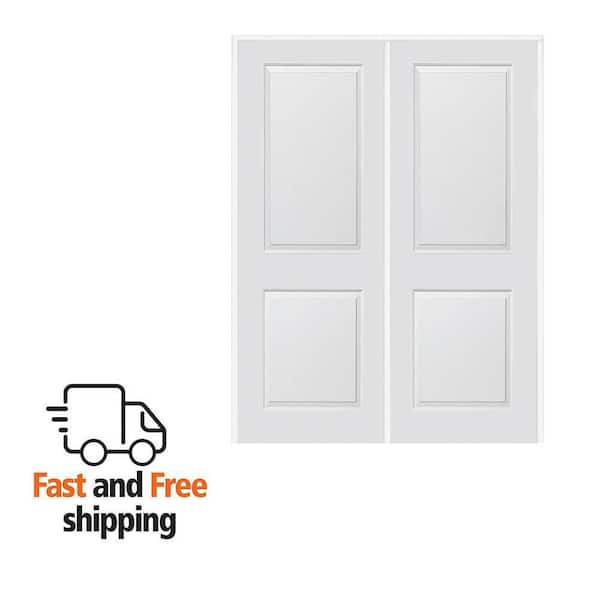 MMI DOOR 72 in. x 80 in. Smooth Craftsman Right-Hand Active Solid