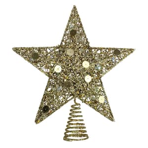 Luxspire Christmas Tree Topper, Christmas Decorations Tree Topper Light, 3D  Star Christmas Lights Tree Top Battery Powered, Indoor Christmas Decoration  Lights, Timer Function, Champagne Gold 