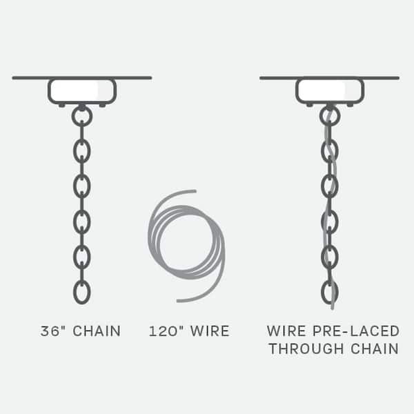 Generation Lighting - Studio Zire 3-Light Brushed Oil Rubbed Bronze Modern Minimalist Hanging Candlestick Chandelier with Clear Glass Shades