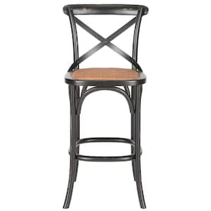 Franklin 30.7 in. Black Bar Stool