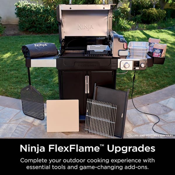 FEUERHANDマットブラックg×cセット NINJA FlexFlame Premium Full-Size Griddle Plate with Grease Drain