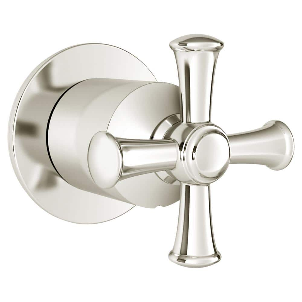 American Standard Delancey Cross 1-Handle Diverter Valve Trim Kit in Polished Nickel (Valve Not Included)