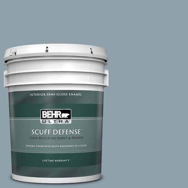 BEHR ULTRA 5 gal. #N480-4 French Colony Extra Durable Semi-Gloss Enamel Interior Paint & Primer
