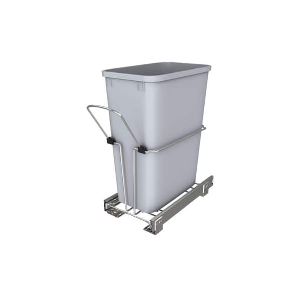 Chrome Steel Pullout Waste Container