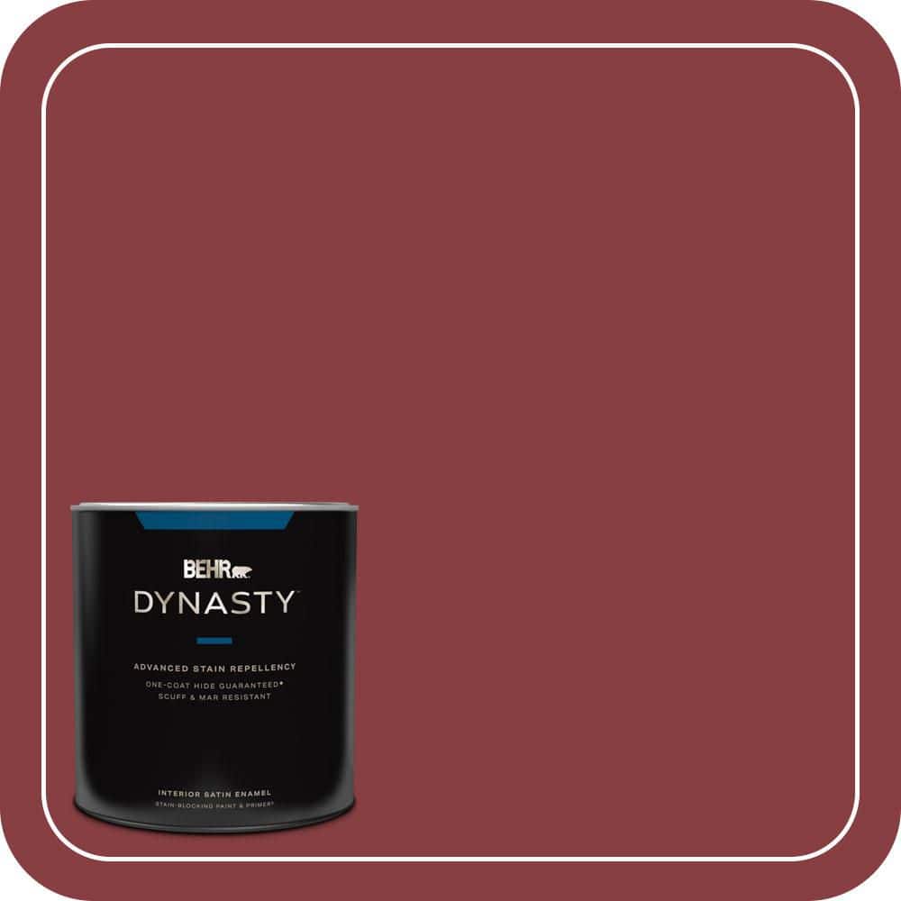 1 qt. #S-G-140 Cherry Cobbler Satin Enamel Interior Stain-Blocking Paint & Primer price history on PriceWatchPro