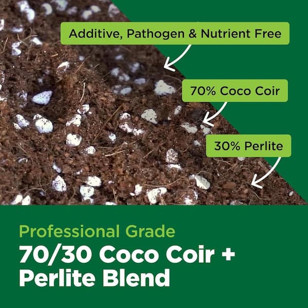 CHAR COIR 24 lb. (1.75 cu. ft. ) Organic 70/30 Coco-Perlite Loose