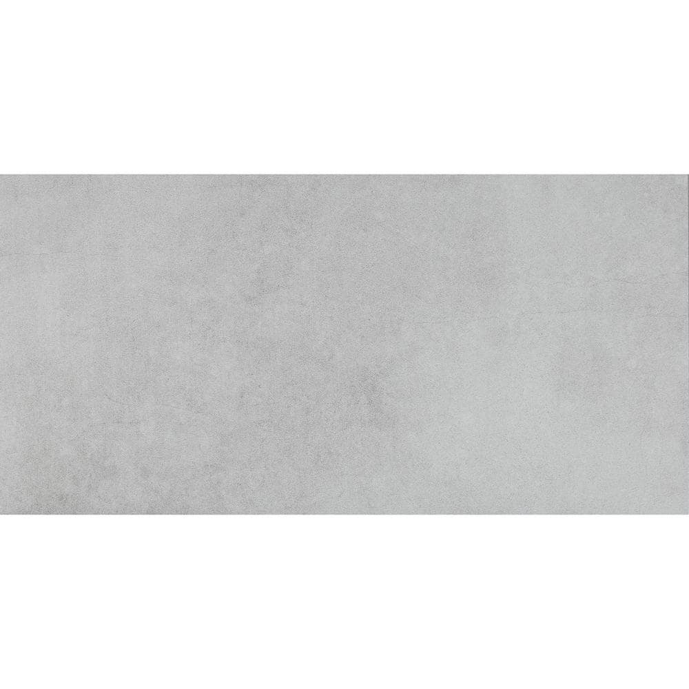 Metro Grey 12 in. x 12 in. x 9mm Matte Glazed Porcelain Rectified Mesh-Mounted Mosaic Tile