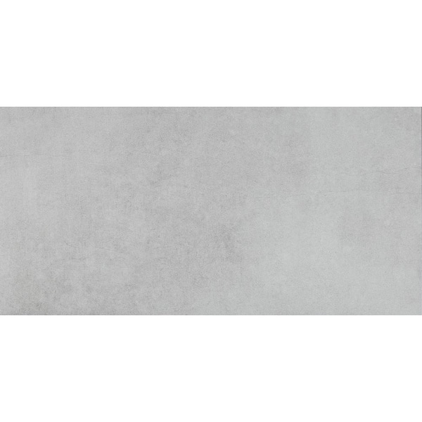 Unbranded Metro Grey 12 in. x 24 in. Rectified Matte Glazed Porcelain Floor and Wall Tile (11.62 sq. ft. / Case)