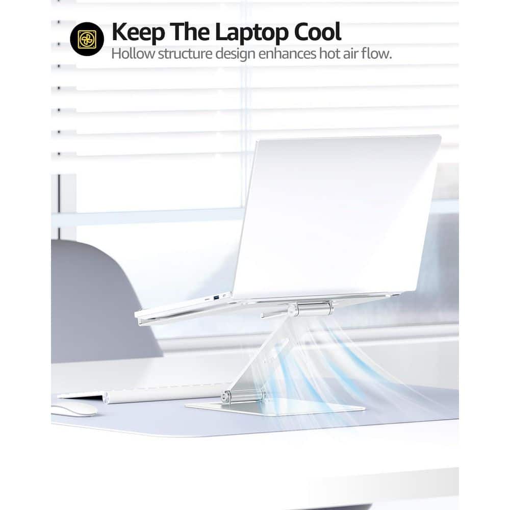 Adjustable Aluminum Laptop Stand - Thumbnail 4