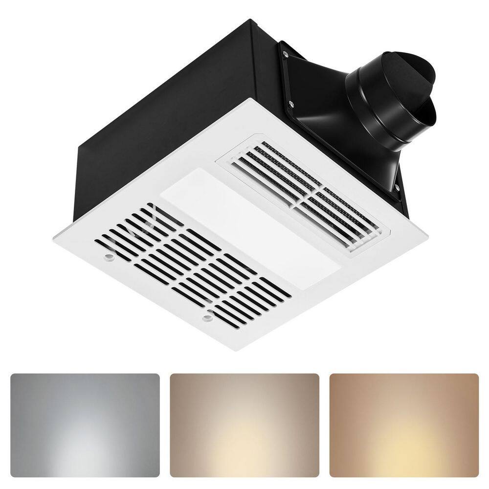 80-90-110 CFM Bathroom Exhaust Fan with Light and Heater, 1500W Bathroom Vent, Premium DC Motor Ceiling Fan price history on PriceWatchPro