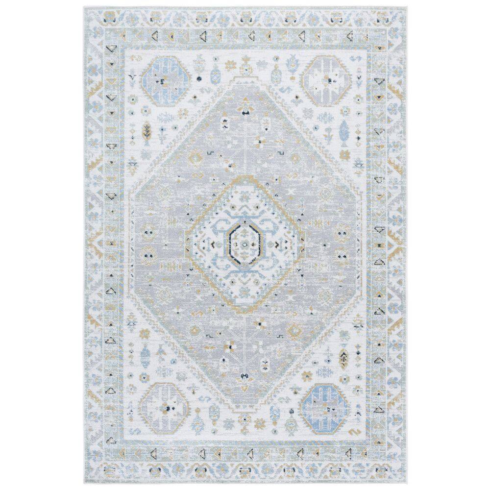 Bayside 9 ft. x 12 ft. Green/Gray Traditional Medallion Area Rug price history on PriceWatchPro