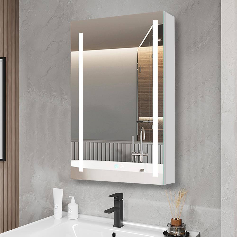Mirrored Bathroom Cabinet With Shaver Socket And Light | Cabinets Matttroy