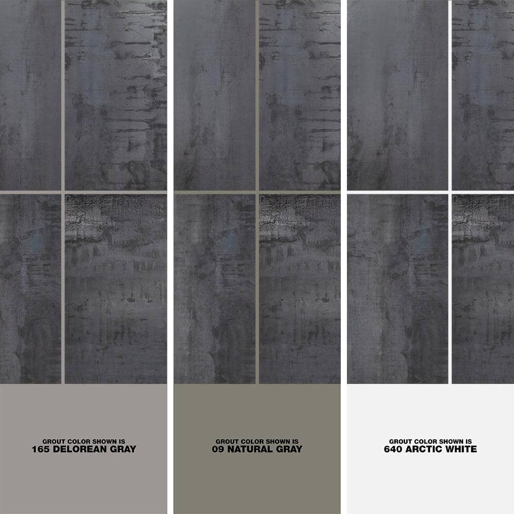 Large Format Dark Gray Matte Porcelain Floor and Wall Tile