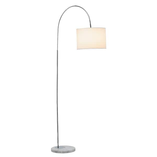 Adesso Grace 68-1/2 in. H Chrome Floor Lamp