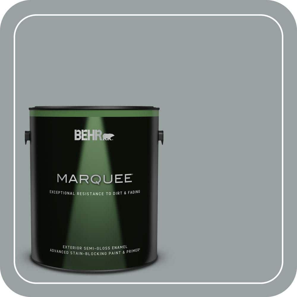 1 gal. Home Decorators Collection #HDC-SM16-02 River Rock Grey Semi-Gloss Enamel Exterior Paint & Primer price history on PriceWatchPro