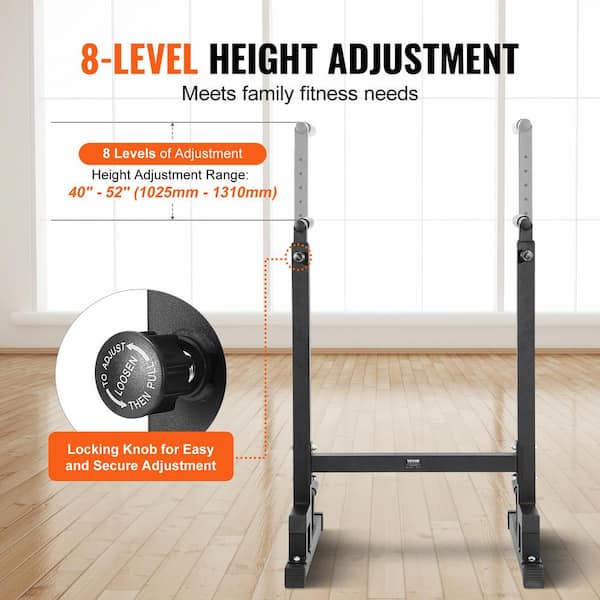 VEVOR Dip Bars, 440 Lbs Capacity, Heave Duty Dip Stand Station With