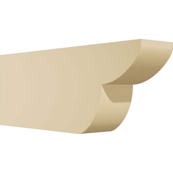 Ekena Millwork Standard Crestline 3 in. W x 6 in. H x 16 in. D Signature Urethane Rafter Tail Outlooker