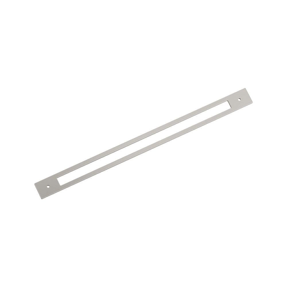Medora 18 in. (457mm) Center-to-Center Rectangle Satin Nickel Pull Cabinet Backplate price history on PriceWatchPro