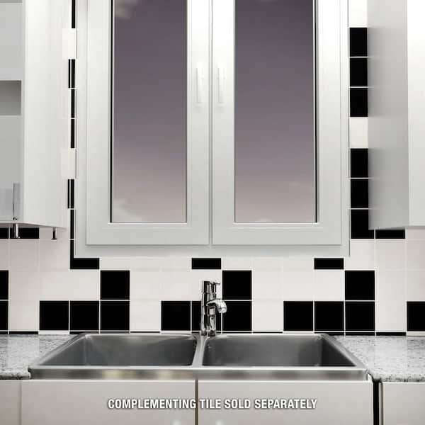 Twist Square Soft Cream 11-3/4 in. x 11-3/4 in. Ceramic Mosaic Tile (9.8 sq. ft./Case)
