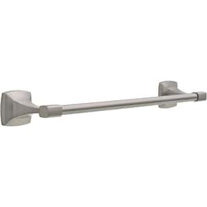 Portwood 18 in. Wall Mount Towel Bar Bath Hardware Accessory in Brushed Nickel