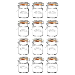 Luminarc Working 14 oz. Glass Storage Jar and Cooler with White Lid (Set of  4) N7593 - The Home Depot
