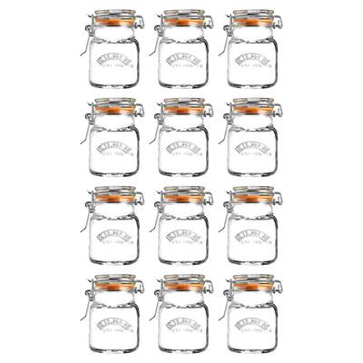 Mason Craft and More 2-Piece 5.7L Apothecary Glass Kitchen Canister Set  with Lids TTU-B9019-EC - The Home Depot