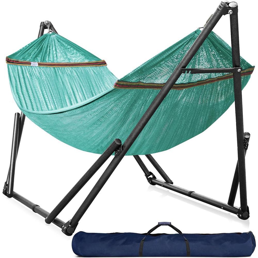 ITOPFOX 10 ft. Free Standing Camping Hammock with Stand in Light