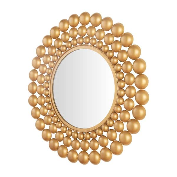 Home Decorators Collection Medium Round Gold Bubble Glam Accent