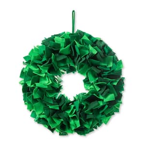 19 .25 in. D St.Patrick's Felt Wreath